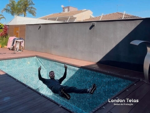 Rede de Proteção para Piscina - Segurança e Garantia London Telas - Londrina - PR